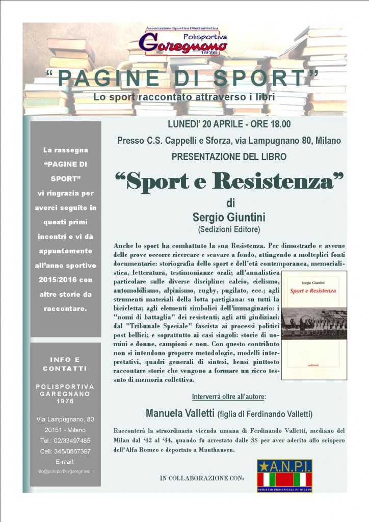 3) Pagine di sport - sport e resistenza